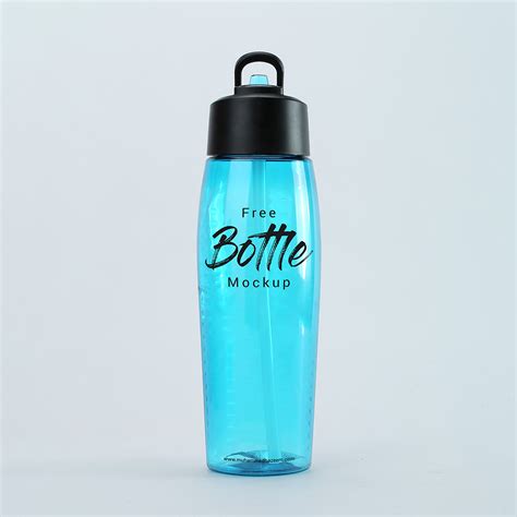 Download 350ml Plastic Water Bottle Mockup